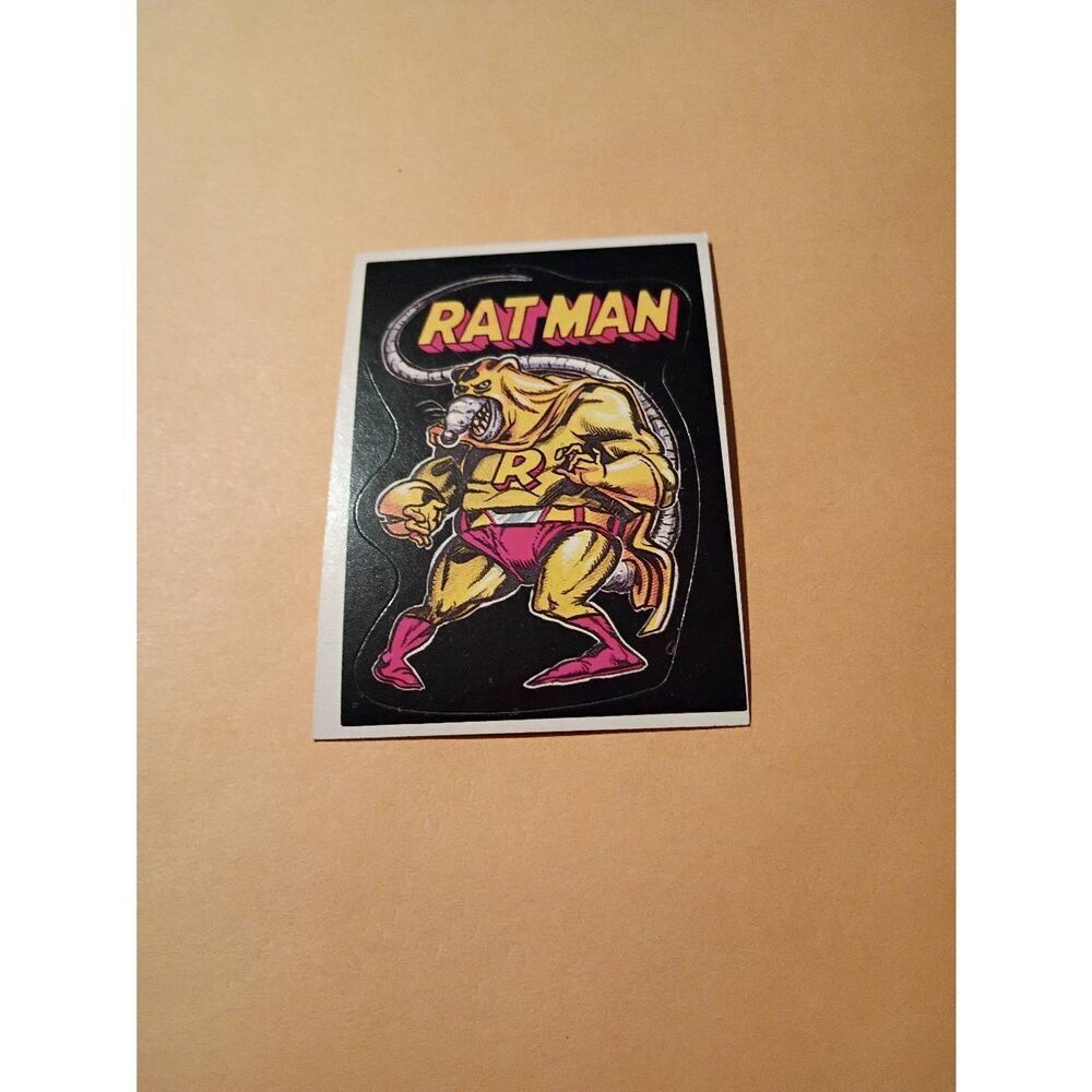 1983 General Mills Zero Heroes Trading Card Sticker Card Vintage #7